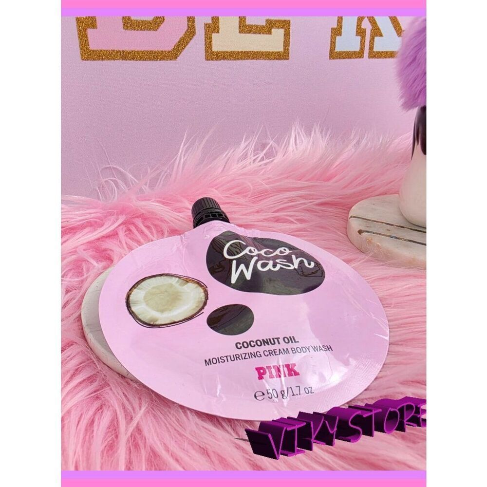 Victoria's Secret PINK Multicolor Coconut oil body wash Small NEW!